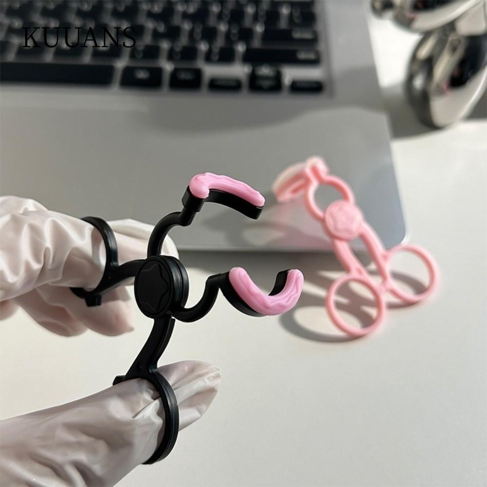 KUUANS คอนแทคเลนส์สีสวมใส่ Aid, Soft Tweezer Removal เครื่องมือเลนส์สวมใส่ Aid, แบบพกพาแทรก Aid Eyel