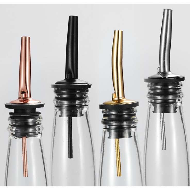 【จัดส่งทันที】จุกปิดขวดไวน์ ค็อกเทล สเตนเลส สีโรสโกลด์ สีดํา 16 ชิ้น - รูปที่ 3