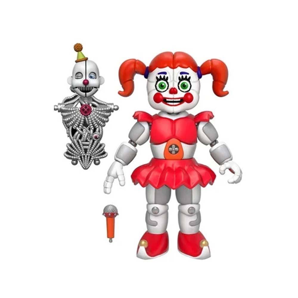 FNAF Five Nights At Freddy's Baby Ballora Funtime Freddy Action Figures Light Up Game Toys