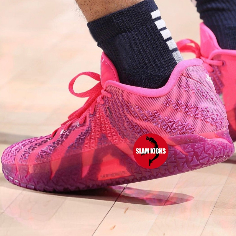 Morant JA 3 รองเท้าบาสเก็ตบอลสีชมพูคุณภาพดีสำหรับผู้ชาย