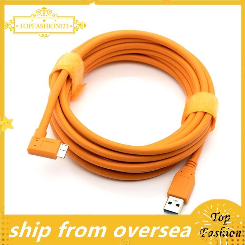 5m USB-C ถึง Micro-B 3.0 สายเคเบิลสําหรับ 5D Mark IV 5DSR 1DX2 สําหรับ D850 D5 กล้อง Tethered TypeC