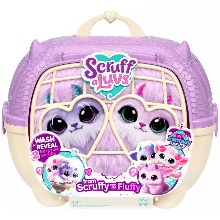 Little Live สัตว์เลี้ยง Scruff A Luvs Twin Fantasy Scruffs Plush Surprise Rescue สัตว์เลี้ยง 2 แพ็ค 