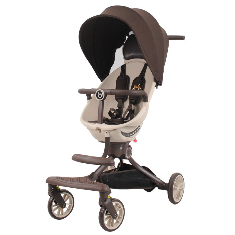 รถเข็นเด็ก Baby Good V18PLUS แบบกึ่งเอนได้ มุมมองสูง ปิดได้ในคลิกเดียว รถเข็นเด็กส่งออก