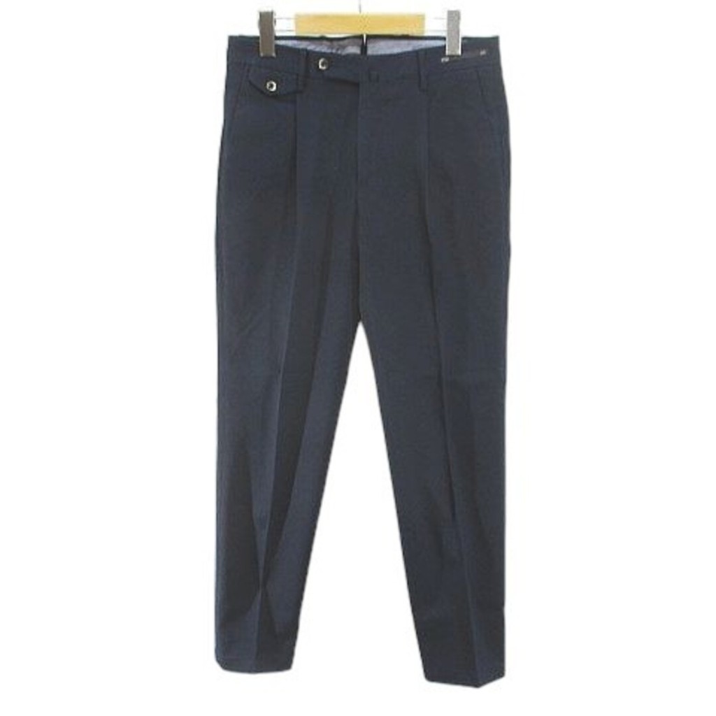 PT01 Pants Zip Navy Long Direct from Japan Secondhand