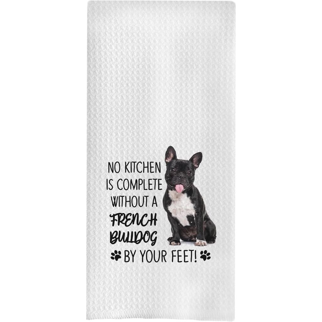 French Bulldog Kitchen Towels - French Bulldog Gifts for Women, Gifts for French Bulldog Lovers, No 