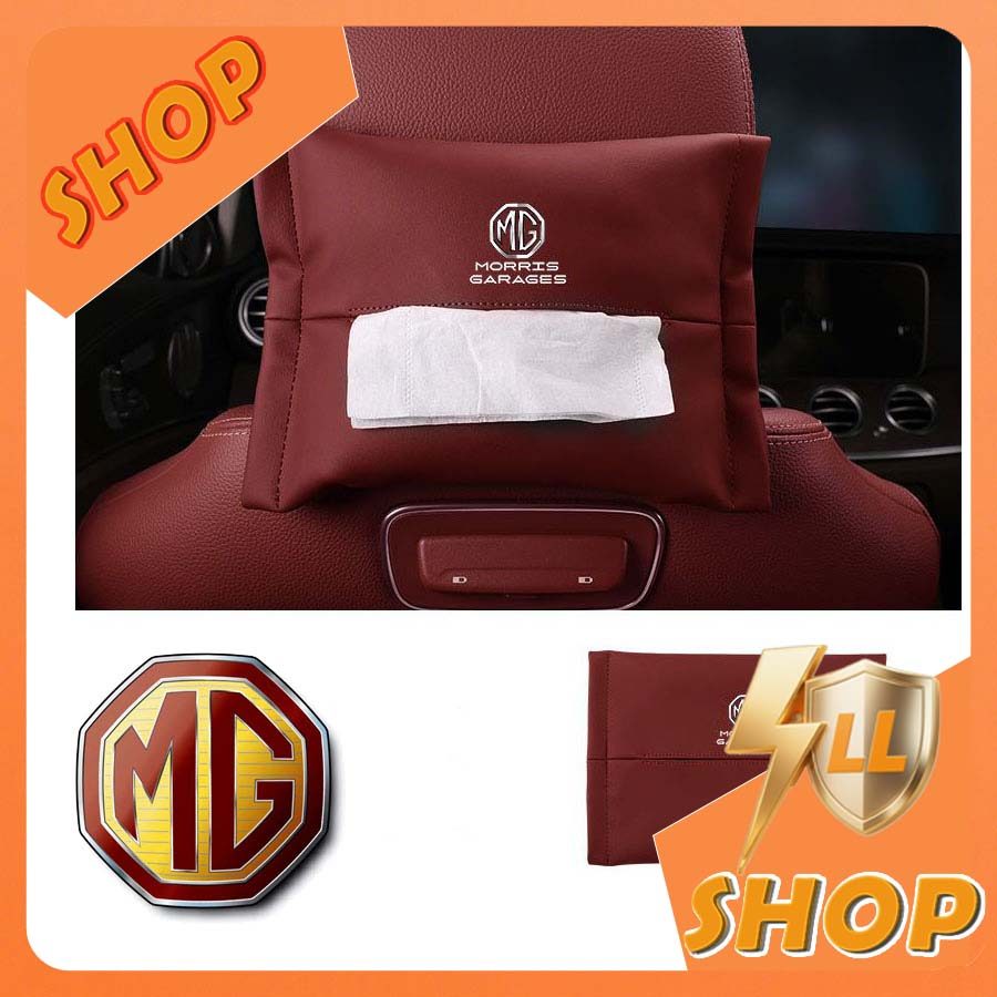 [READY]MG4 EV Leather Car Tissue Box MG Body Kit Car Decoration MG ZS HS MG IM6 MG S5 Auto Parts MG3