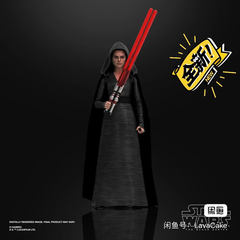 Qun Star Wars Blackened Rey Black Rey 20 ซม. เทพธิดารูปไม่คืนเงิน