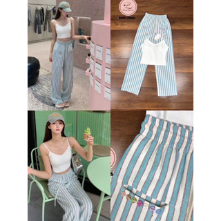 พร้อมส่งเติม SML⚡️AR 8191 ชุดเซต เสื้อยืดสีขาว+กางเกงขายาวลา…