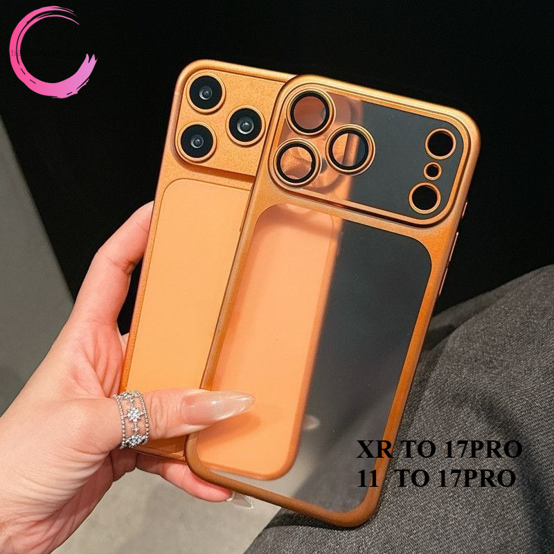 เคสโทรศัพท์สําหรับ diy 11 ถึง 17pro ฝาครอบ xr เช่น 17Pro Case 11 in 17 pro ฝาครอบป้องกันด้านหลัง