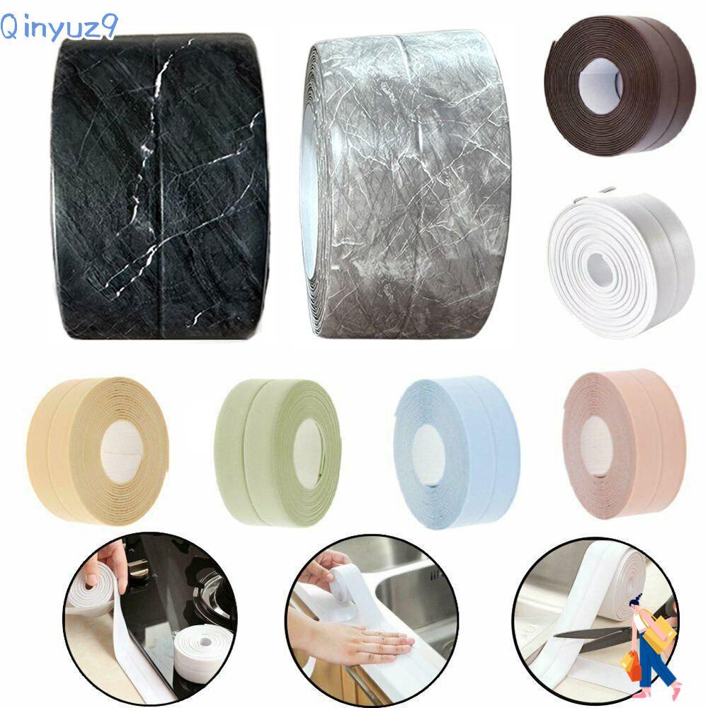 QINYUZ9 ห้องครัว Sealant Strip, Self กาวตกแต่งเทป, Professional เคาน์เตอร์ที่มีสีสัน Mildew-proof Sh