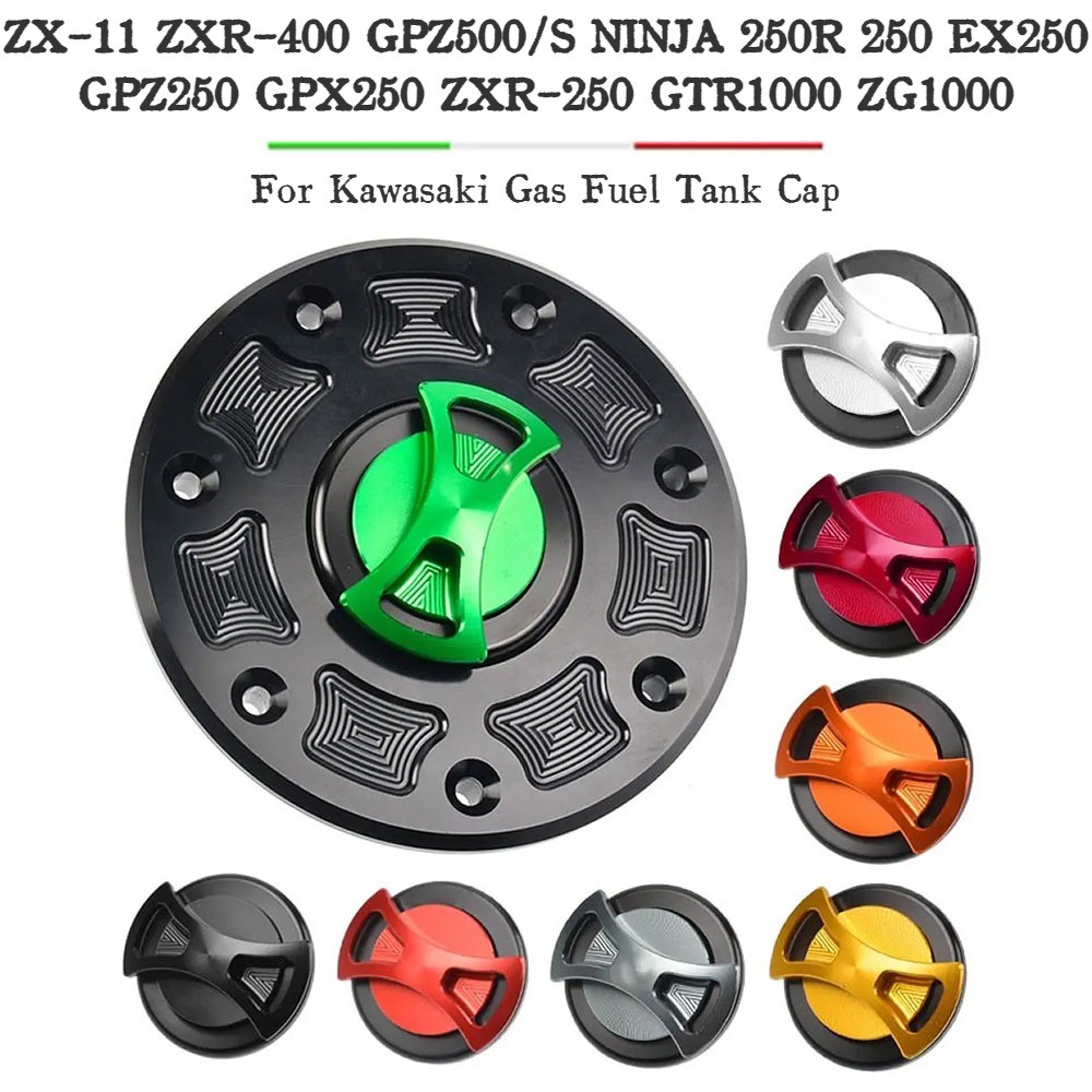 CNC การใช้ถังสําหรับ Kawasaki ZX-11 ZXR-400 GPZ500 GPZ500S NINJA 250R 250 EX250 GPZ250 GPX250 ZXR-25