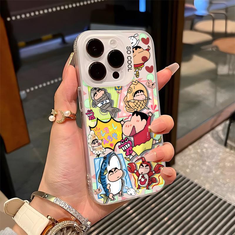 ✨Snap&Co✨การ์ตูนสนุกๆ สำหรับ iPhone17 16PLUS 13pro 7p 14 13 11 15 12 Pro MAX 7 8 14 Plus XS MAX เคสโทรศัพท์กันกระแทก