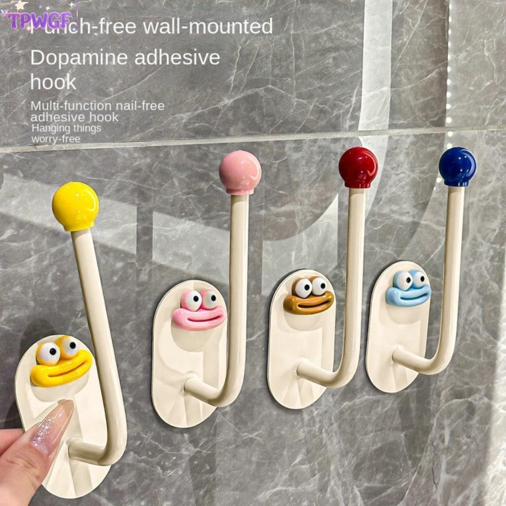 TPWGF ตะขอฝักบัว, Punch Free Wall Hook ถ้วยดูดตะขอ,Reusable Traceless หมุนถ้วยดูด Hook Home