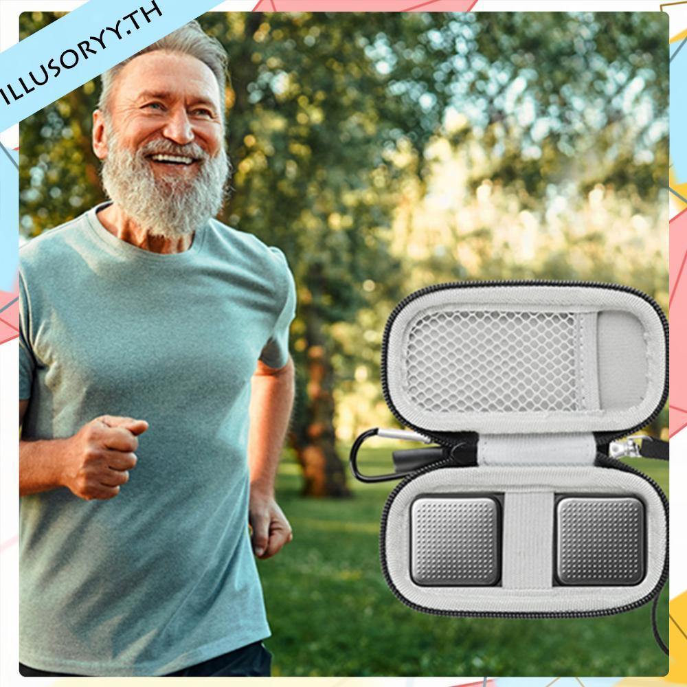 [illusoryy.th] Heart Monitor Case Nylon กันกระแทกกระเป๋าเก็บกระเป๋าตาข่ายสําหรับ AliveCor Kardia/Kar