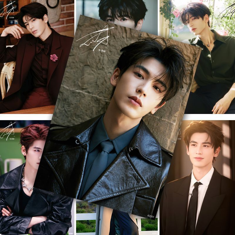 โปสเตอร์สติ๊กเกอร์ติดผนังโปสเตอร์ จาง หลิงเหอ โปสเตอร์รูปแบบใหม่ดาวหล่อภาพวอลล์เปเปอร์แผ่นขนาดใหญ่ห้องห้องนอนตกแต่งผนังสติ๊กเกอร์ติดผนัง ของ1.ไทย04.14