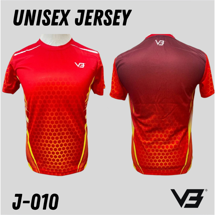 Jersi Jersey V3 Sports Red 008 Speed Victory Ready Stock DH4E