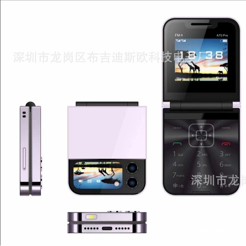 A70pro Flip Phone i16pro i17pro F15mini โทรศัพท์การ์ดเด็กนักเรียน