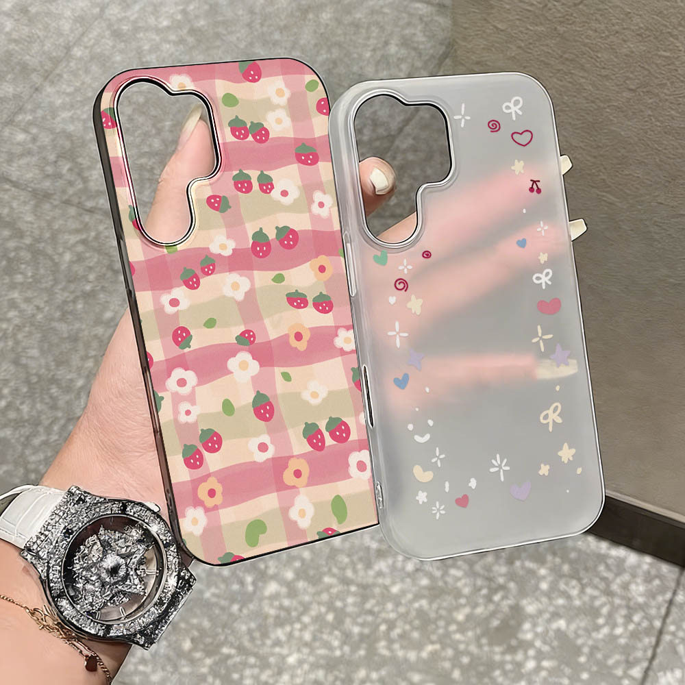 เคสโทรศัพท์ for Samsung A56 A55 A07 A35 A05S A16 A57 A54 A15 A36 A17 S24 S25 S26 Ultra A34 A53 A26 A27 A37 น้ำค้างแข็ง