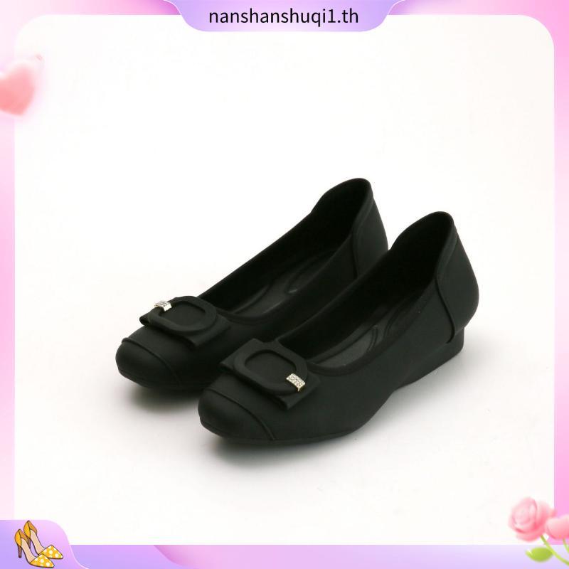 Thames(เทมส์) รองเท้าคัชชู รองเท้าส้นก้อน Shoes-TH41104