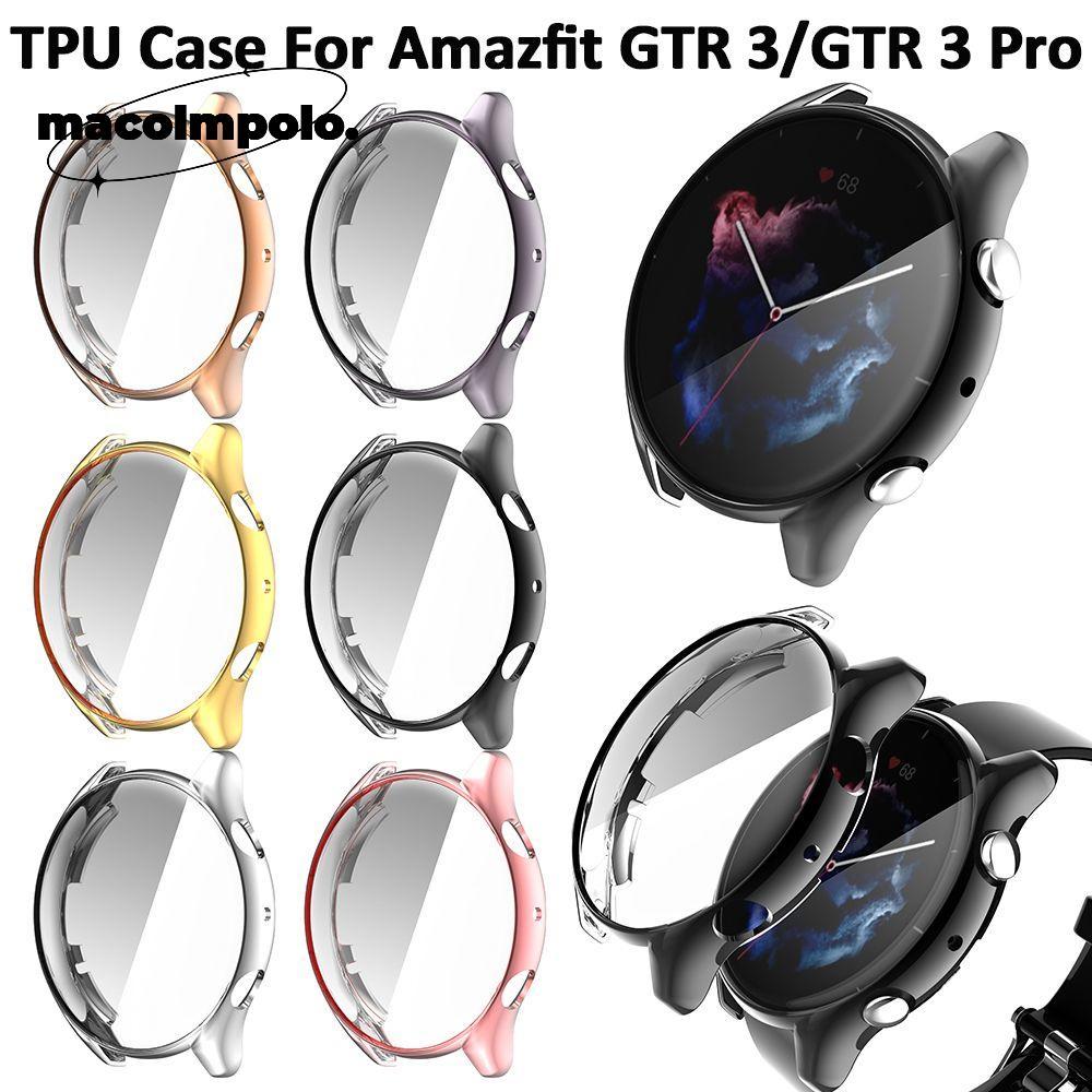 TPU ป้องกันหน้าจอกันชนป้องกันสําหรับ Amazfit GTR 3/GTR 3
