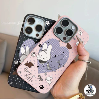 🚚ส่งจากไทย🚚 เคส กระต่ายการ์ตูน For IPhone 17 16 15 14 13 12 11 Pro Max 11 13Pro X XR XS Max 7 8 Plus เคสโทรศัพท์ เคสหนัง