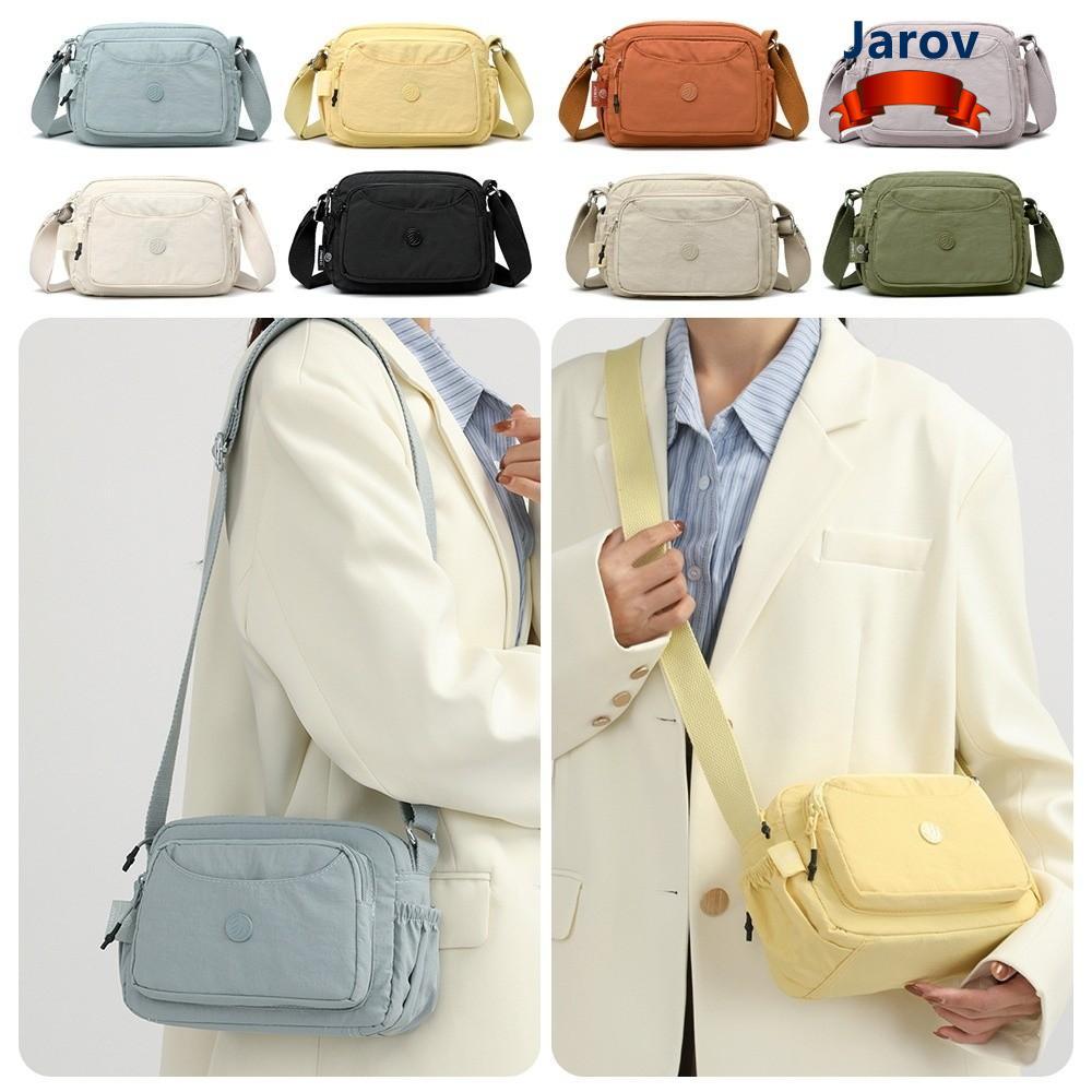 JAROV กระเป๋าสะพายไหล่อเนกประสงค์น้ำหนักเบาทype=multi-functional lightweight shoulder bag, กระเป๋ากันน้ำสำหรับผู้หญิงmade from water-resistant nylon fabric