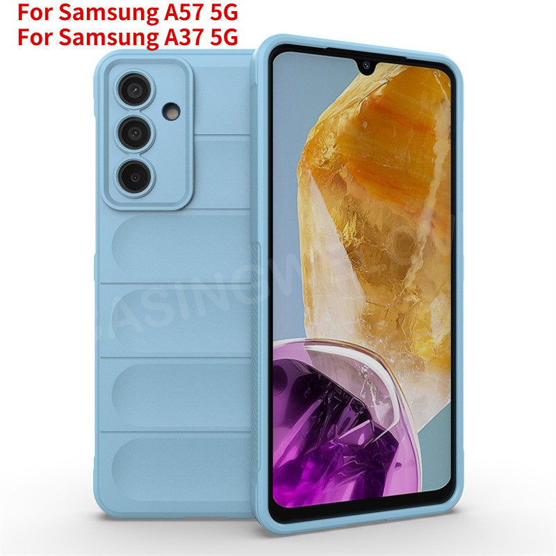 ปลอกสําหรับ Samsung Galaxy A57 A37 A17 A37 A27 A36 A26 A16 A56 LTE 4G 5G 2026 ซิลิโคนกันกระแทก TPU Protector Anti-drop เคสโทรศัพท์ฝาหลัง