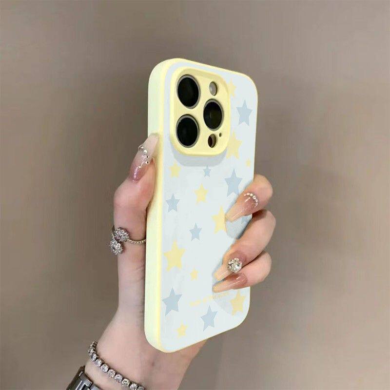 ดาวแบบเต็มหน้าจอเหมาะสําหรับ Apple 17promax เคสโทรศัพท์ IPHONE16pro15 Huawei pura80 + mate70/60/50/4