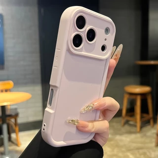 เคสไอโฟน For iPhone 18 Pro 17 16 11 15 14 12 Pro Max เคสไอโฟน 13 XR 8 7 Plus X XS Max เคสโทรศัพท์ ชนิด TPU สีพื้น สำหร