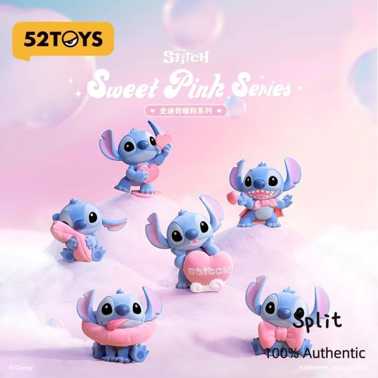 52TOYS Disney Stitch Sweet Pink Series Blind Box Toy Collection