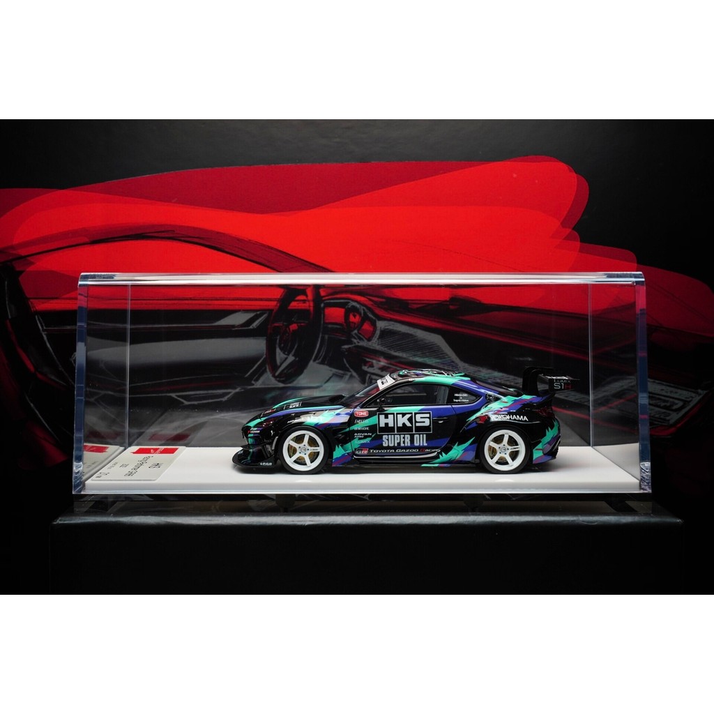 [เด็กกําพร้า] สต็อกพร้อมใหม่เอี่ยม!ข้อเสนอพิเศษ!MAKE UP 1: 43 Toyota Modified HKS Wide Body GR86 RZ 