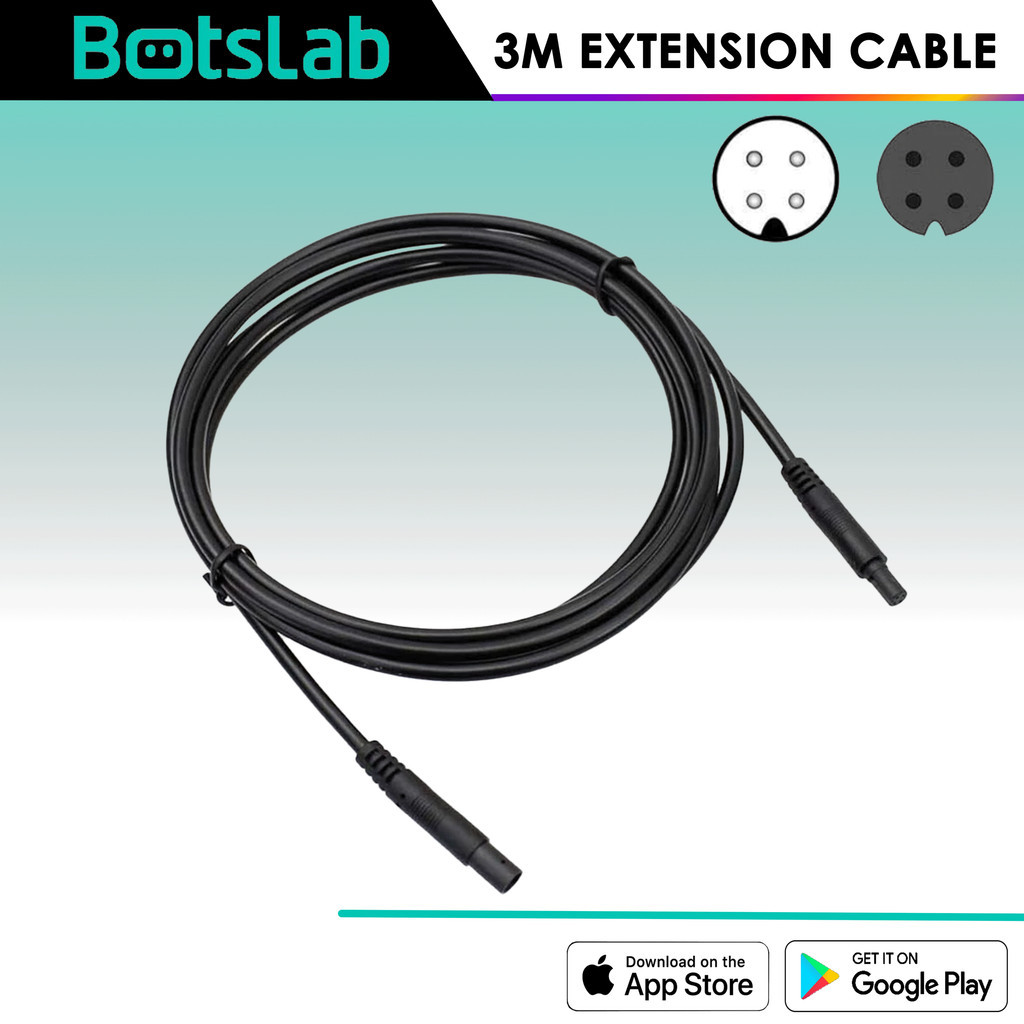 Botslab Extension Cable 3 เมตร กล้องหลัง Dashcam Cable