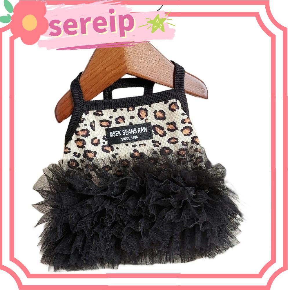 SEREIP Puppy Cat Slip Dress, Breathable Soft Pet Princess Dress, Summer Skin-Fried Sweet Dog Puffy D