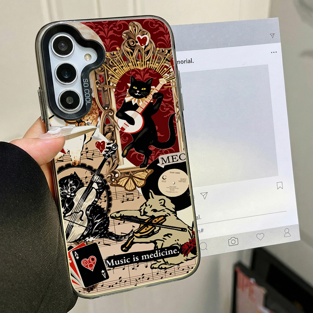 เคสมือถือ For Samsung A56 A55 A17 A07 A57 A16 A15 A06 A05S A54 A22 A35 A26 A36 A37 A27 IMD กำไลกันหาย