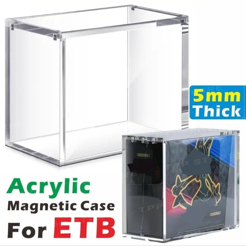 COD Acrylic Magnetic Case For ETB /English Booster/Japanese Small Booster/Japanese Booster 5mm Thick