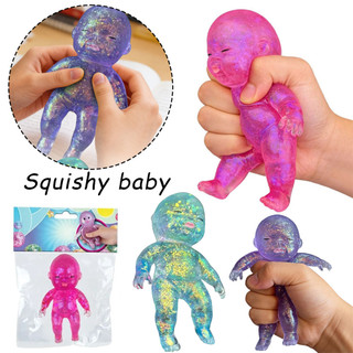 Natasha Needoh Squishy Baby Soft Stress Relief Toy Cute Sensory Fidget Squeeze Toy for Relaxing Anxiety Relief