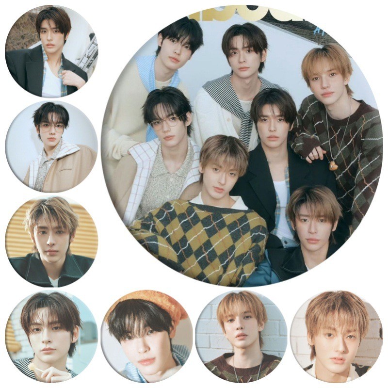 Kpop Idol SMTR25 นิตยสาร Badge พวงกุญแจและเข็มกลัด หลากหลายแบบ ของสะสมและของขวัญ