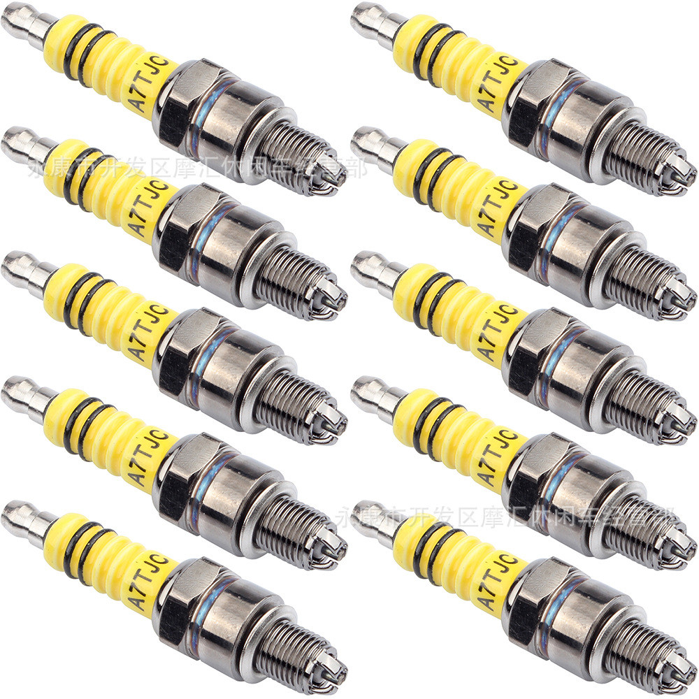 รถจักรยานยนต์ออฟโรด ATV Beach Skateboard GY6 50-150CC สกู๊ตเตอร์ A7TJC สามกรงเล็บ Spark Plug Burner 
