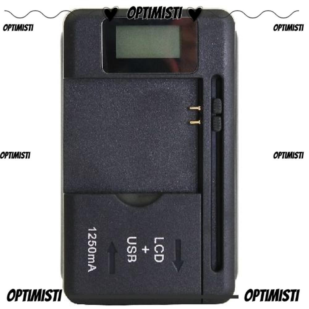 OPTIMISTI8E เครื่องชาร์จแบตเตอรี่โทรศัพท์ แบบพกพา ใช้งานได้จริง สากล สําหรับโทรศัพท์มือถือ