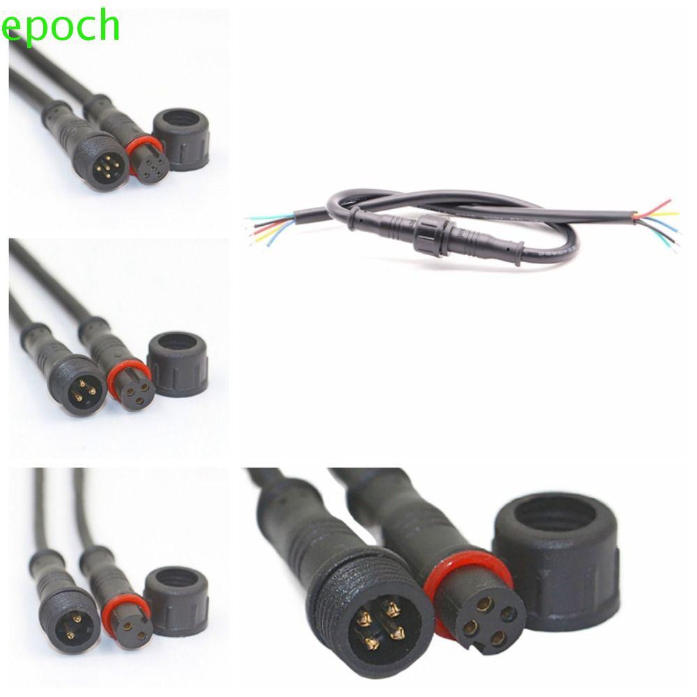 EPOCH LED กันน้ําเชื่อมต่อสาย,กันน้ํา LED Connector แถบขั้วต่อชายและหญิง,สายเชื่อมต่อ PVC ชายกับหญิง