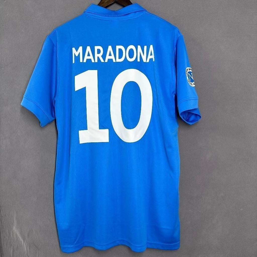 เสื้อ Napoli Home Jersey 87-88 มาราโดน่า ขนาด S-XXL คุณภาพสูง