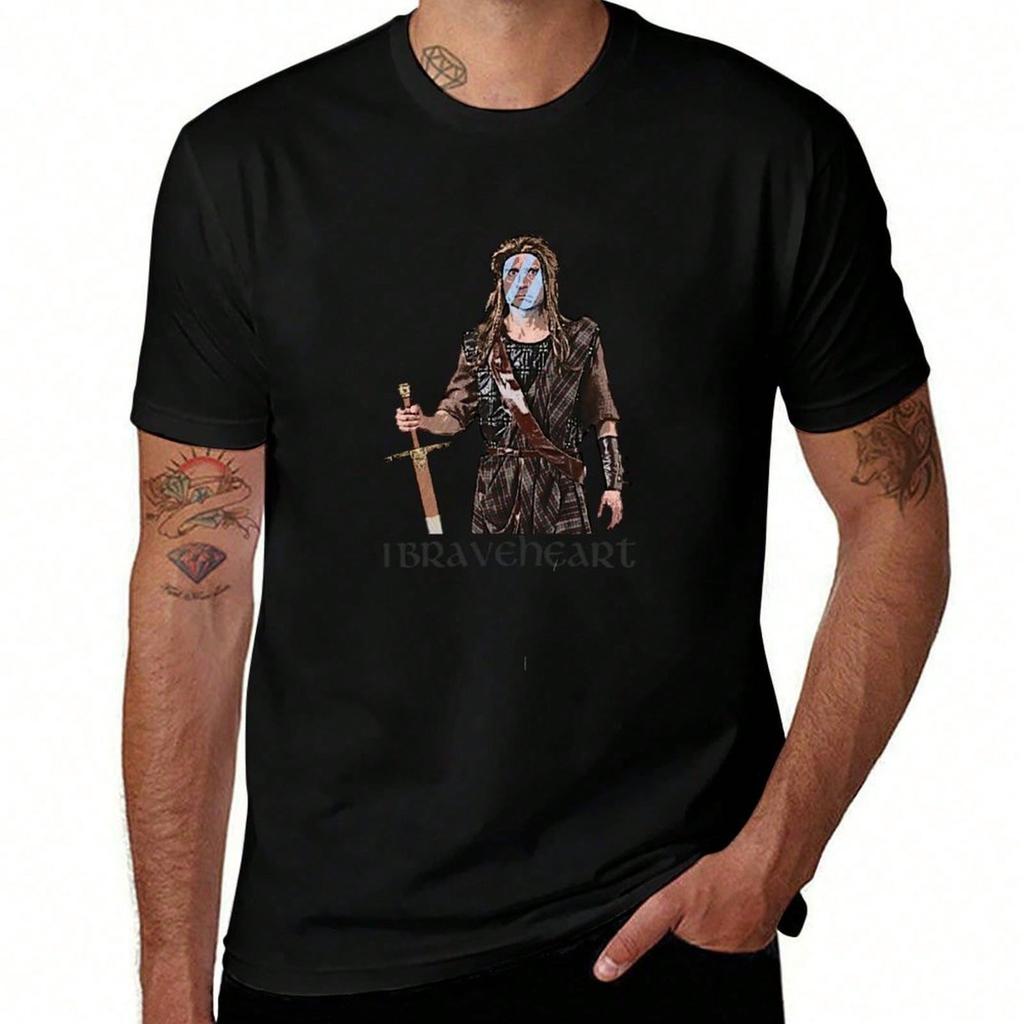I Braveheart T-Shirt men t shirt cotton 100% t shirts for man cotton soft T-Shirt