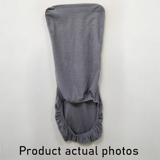 ผ้าคลุมเก้าอี้-หลังกลาง ความสูง 45-60 ซม. ผ้าจักเวฟเฟิลลาย Jacquard Mid Back chair cover