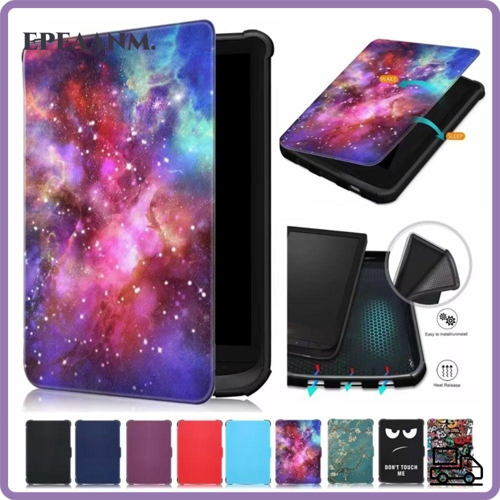 EPEAA E-Reader , TPU Auto Sleep/Wake เกราะป้องกัน, 2024 Simple Colour Slim Folio Cover สําหรับ Pocke
