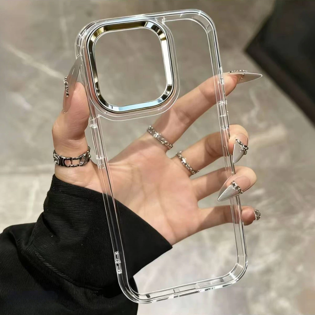 เคสใสกันกระแทก เคสใส ใช้สำหรับ iPhone 17 Air 11 12 13 14 15 16 17 Pro Max Mini 6 7 8+ SE XR XS Max Plus TPU Clear Case