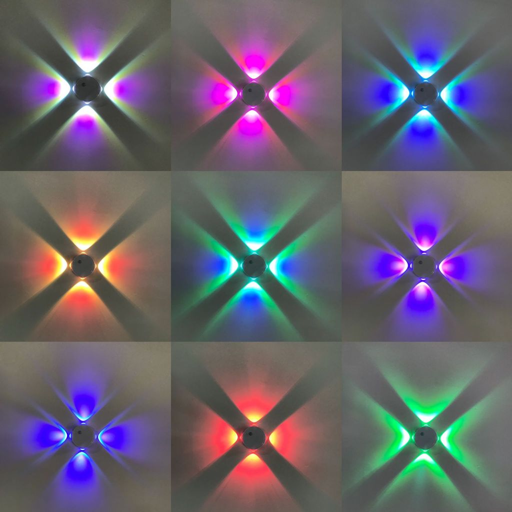 1/2/4PCS สมาร์ท RGB Gradient Night Light Magnetic Motion Sensor ชาร์จโคมไฟติดผนังสําหรับห้องนอนห้องน้ําตู้เสื้อผ้า Garden Home Decor