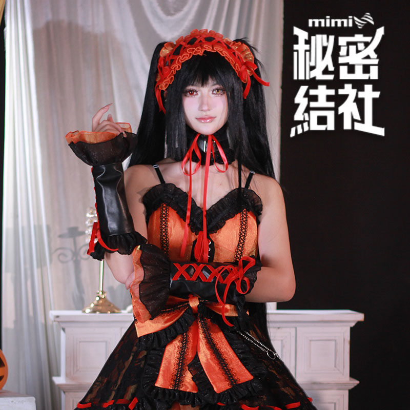 ชุดคอสเพลย์ anime_secret_yuisha_igari_shino_tokisaki_kurumi สำหรับคอสเพลย์