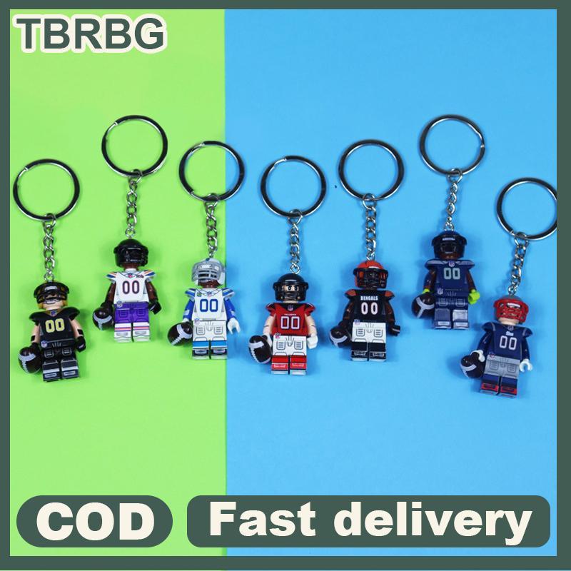 Null Houston Texans Key Chain Washington ทีมฟุตบอลการ์ตูนน่ารักบล็อก Key Chain ของเล่นเด็ก null