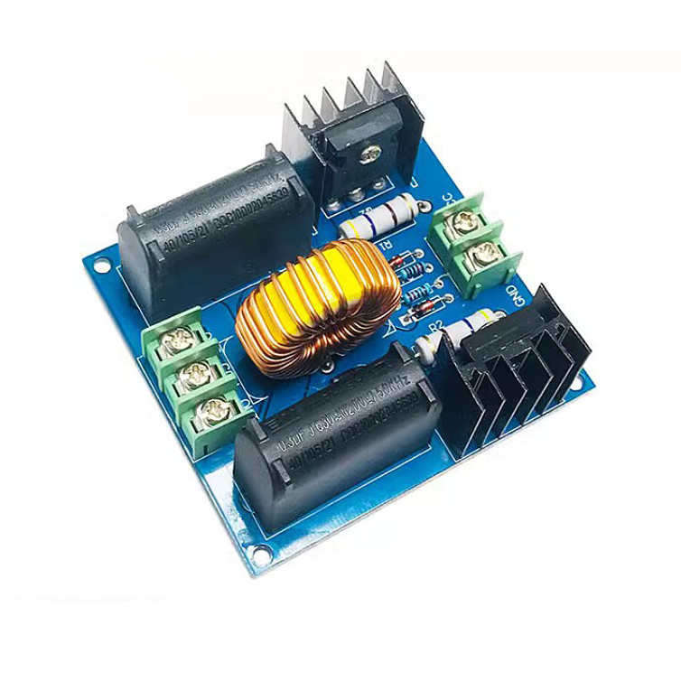 ZVS Driver Board Tesla Coil Power Booster เครื่องกําเนิดไฟฟ้าแรงดันสูง Driver Board Induction โมดูลค