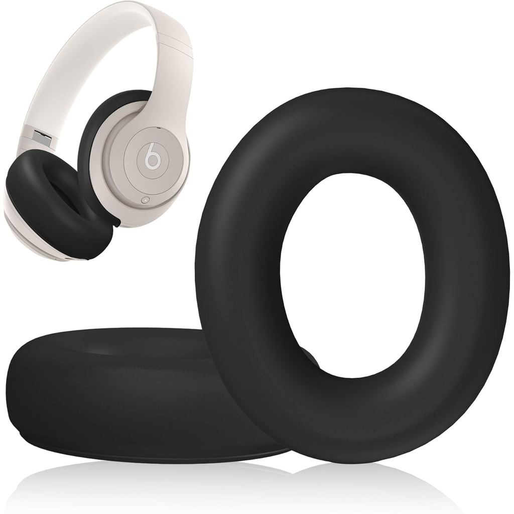 เคสซิลิโคนสําหรับ Beats Studio Pro, ซิลิโคนแผ่นรองหูฟังป้องกันแถบคาดศีรษะ, ป้องกันรอยขีดข่วน, ฝาครอบป้องกันล้างทําความสะอาดได้สําหรับ Beats Studio Pro Ear Pads